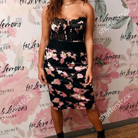 For Love and Lemons Skirt Floral Lace Midi Size XS - Picture 5 of 14
